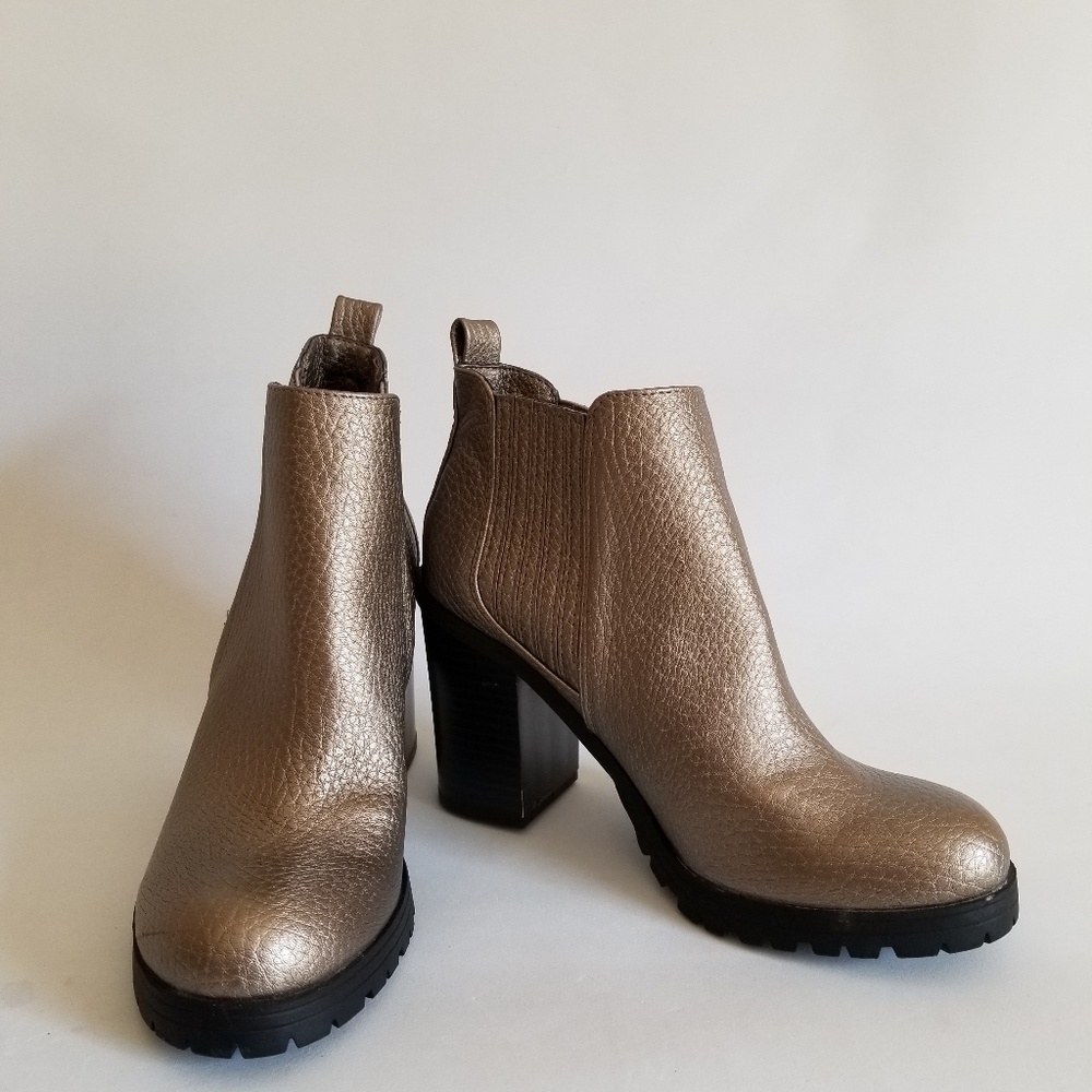 Sam & Libby Ankle Boot 6.5M Olive Platform